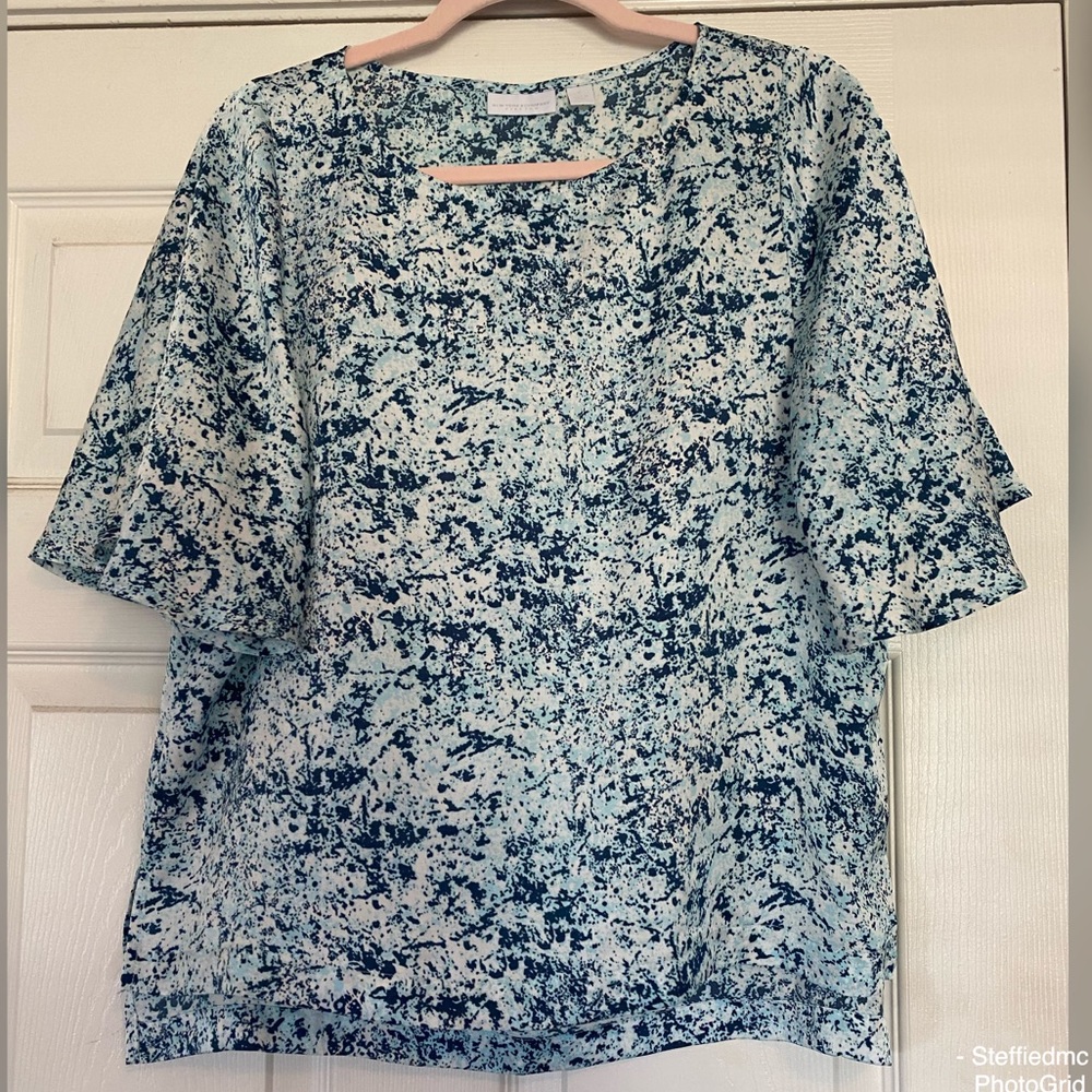 New York & Company Speckled Blouse